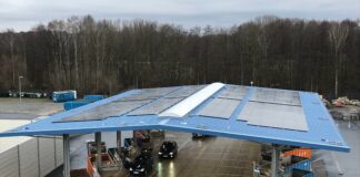 Milieustraat Paderborn Duitsland verhoogd bordes duurzaamheid Care4Circulair Modulo Milieustraten